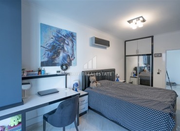 Luxurious furnished apartment 2+1, 134 m², for residence permit, in a residence with facilities, Oba, Alanya ID-16100 фото-9