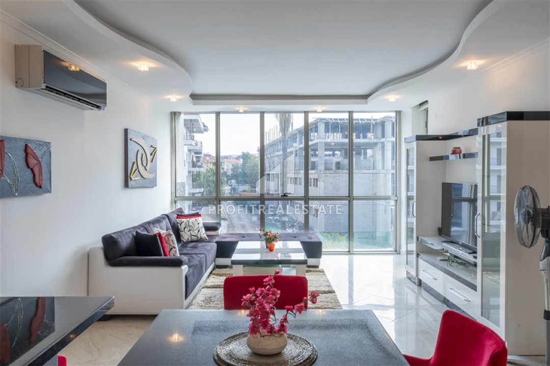 Стильная трехкомнатная квартира 110м², подходящая для ВНЖ, в престижном жилом комплексе, Оба, Аланья ID-16101 фото-1