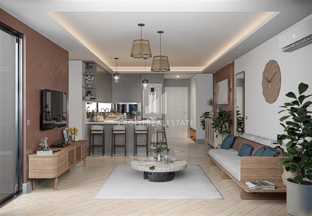 Ready-made apartment of various layouts 73-192 m² from the developer in a residence with facilities, Altintas, Antalya ID-16105 фото-2