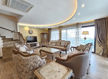 Luxurious view penthouse 3+1, 200m², in the elite residence of Kargicak, 150m from its own beach ID-16017 фото-2