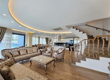 Luxurious view penthouse 3+1, 200m², in the elite residence of Kargicak, 150m from its own beach ID-16017 фото-5