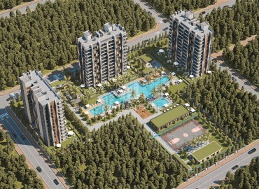 Apartment from the developer of various layouts 72-98 m² in a residential residence with extensive facilities, Altintas, Antalya ID-16115 фото-1