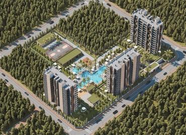 Apartment from the developer of various layouts 72-98 m² in a residential residence with extensive facilities, Altintas, Antalya ID-16115 фото-2