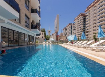 Stylish, bright, furnished 1+1 apartment, at an attractive price, in a residence with facilities, Mahmutlar, Alanya ID-16117 фото-19