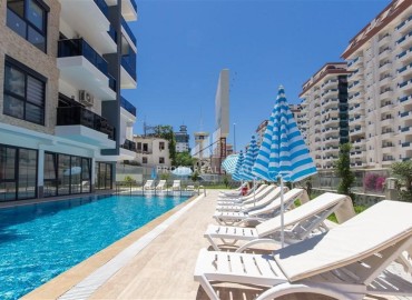 Stylish, bright, furnished 1+1 apartment, at an attractive price, in a residence with facilities, Mahmutlar, Alanya ID-16117 фото-20