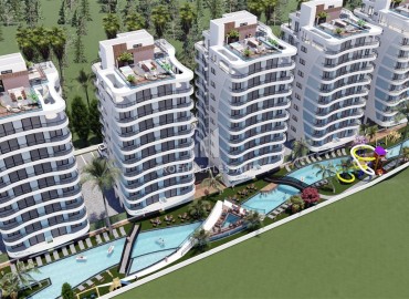 Инвестиционный проект: апартаменты 75-145м² в фешенебельном жилом комплексе с бизнес-центром, Лонг-Бич, Искеле, Северный Кипр ID-16125 фото-1