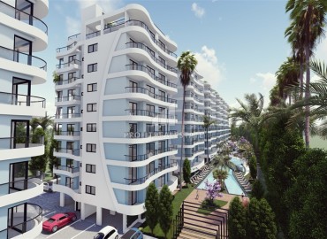 Инвестиционный проект: апартаменты 75-145м² в фешенебельном жилом комплексе с бизнес-центром, Лонг-Бич, Искеле, Северный Кипр ID-16125 фото-2