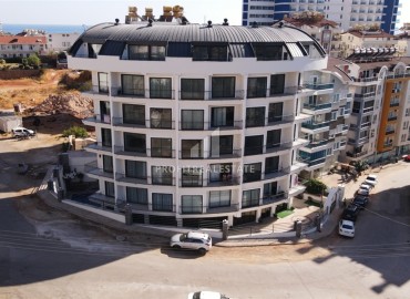 Элегантная светлая квартира 1+1, 48м², с мебелью, в 300 метрах от моря, в комплексе с инфраструктурой, Тосмур, Аланья ID-16137 фото-1