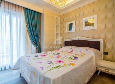 Luxurious 2+1 apartment, on the first coastline, with a luxurious interior and sea views, Oba, Alanya ID-16139 фото-14