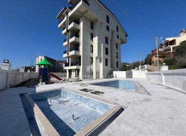Недорогая двухкомнатная квартира без мебели 40м², в новостройке с бассейном, в 500 метрах от моря, Газипаша, Аланья ID-16140 фото-20