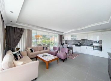 Stylish two bedroom apartment, 110m², in an elite residence in Alanya - Cikcilli ID-16150 фото-2