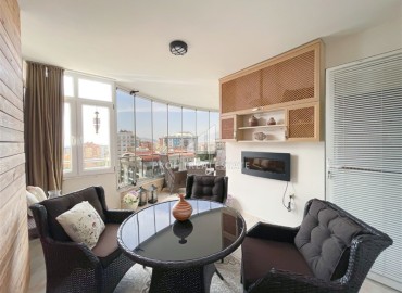 Фешенебельные светлые апартаменты 2+1, 110м², с джакузи и застекленными балконами, в 500 метрах от моря, Тосмур, Аланья ID-16152 фото-18