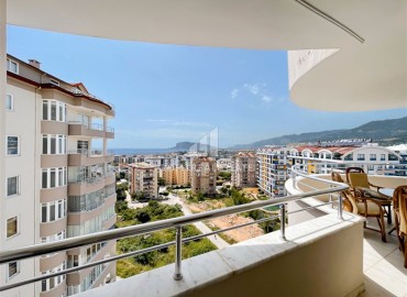 Elegant two bedroom apartment for a residence permit, with sea views, in a residence with facilities, Tosmur, Alanya ID-16154 фото-15