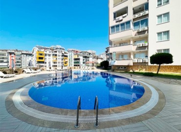 Elegant two bedroom apartment for a residence permit, with sea views, in a residence with facilities, Tosmur, Alanya ID-16154 фото-17