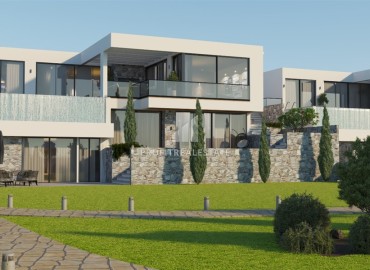 Private elegant villas 6+1, 410m² with facilities under construction in Arapkoy area, Kyrenia, Northern Cyprus ID-16160 фото-5