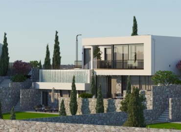 Private elegant villas 6+1, 410m² with facilities under construction in Arapkoy area, Kyrenia, Northern Cyprus ID-16160 фото-9