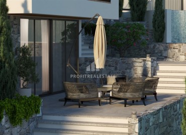 Private elegant villas 6+1, 410m² with facilities under construction in Arapkoy area, Kyrenia, Northern Cyprus ID-16160 фото-10