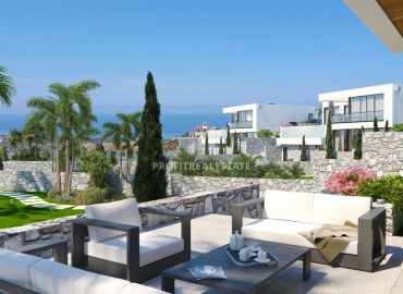 Private elegant villas 6+1, 410m² with facilities under construction in Arapkoy area, Kyrenia, Northern Cyprus ID-16160 фото-12
