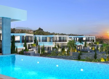 Private elegant villas 6+1, 410m² with facilities under construction in Arapkoy area, Kyrenia, Northern Cyprus ID-16160 фото-15