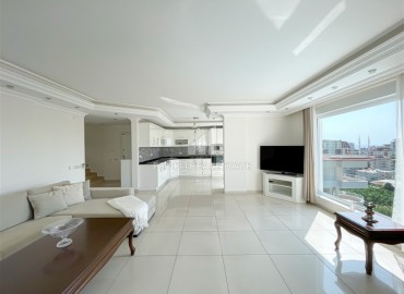 Видовой меблированный пентхаус для ВНЖ, 220м², с тремя спальнями, элегантным дизайном и джакузи, Джикджилли, Аланья ID-16161 фото-3