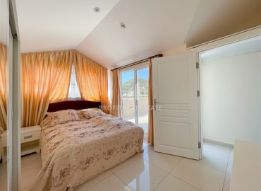 Видовой меблированный пентхаус для ВНЖ, 220м², с тремя спальнями, элегантным дизайном и джакузи, Джикджилли, Аланья ID-16161 фото-12