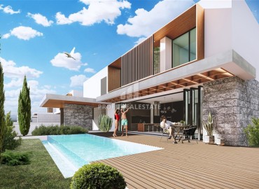 View villas with views of the Mediterranean Sea, 305 m², in installments from the developer, Ozankoy, Northern Cyprus ID-16169 фото-2