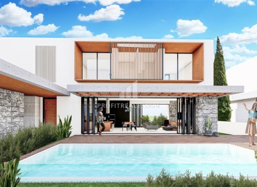 View villas with views of the Mediterranean Sea, 305 m², in installments from the developer, Ozankoy, Northern Cyprus ID-16169 фото-9