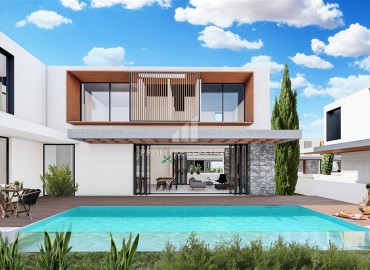 View villas with views of the Mediterranean Sea, 305 m², in installments from the developer, Ozankoy, Northern Cyprus ID-16169 фото-10