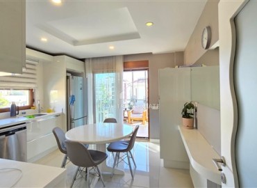 Фешенебельные меблированные апартаменты 3+1, 180м², с отдельной кухней и застеклённым балконом, Коньяалты, Анталья ID-16178 фото-5