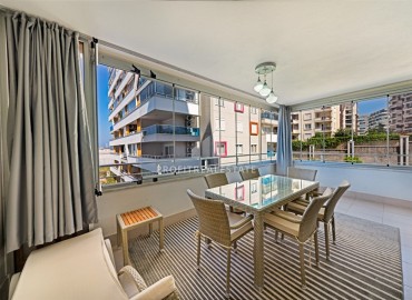 Элегантная квартира 2+1, 110м² с видом на море в комплексе премиум класса в 600м от пляжа Инжекум в Авсалларе ID-16186 фото-12