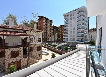 Фешенебельные трехкомнатные апартаменты со стильным светлым интерьером, для ВНЖ, в центре Аланьи ID-16188 фото-12