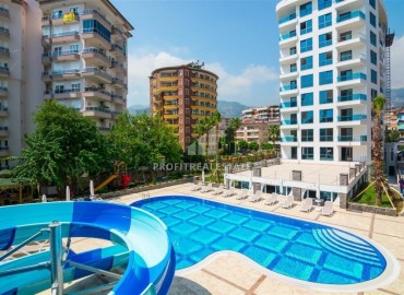 Luxurious two bedroom apartment with a stylish, bright interior, for a residence permit, in the center of Alanya ID-16188 фото-19