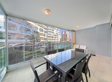 Дизайнерская трехкомнатная квартира 90м², с застеклённым балконом, в комплексе с инфраструктурой, Авсаллар, Аланья ID-16190 фото-9