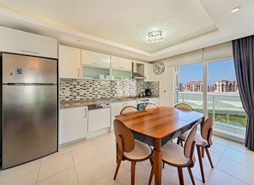 Elegant furnished 2+1 apartment with sea views, in a residence with rich facilities, Avsallar, Alanya ID-16192 фото-3