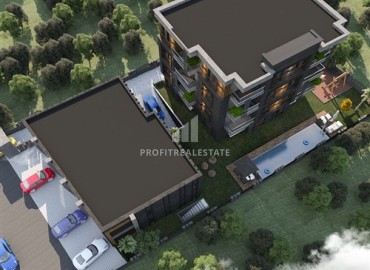 Апартаменты от застройщика, 1+1, 53м², в новой резиденции с инфраструктурой, Алтынташ, Анталья ID-16214 фото-9