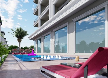 New apartment with two bedrooms, 90m². in a residence under construction in Mahmutlar, Alanya ID-16234 фото-6