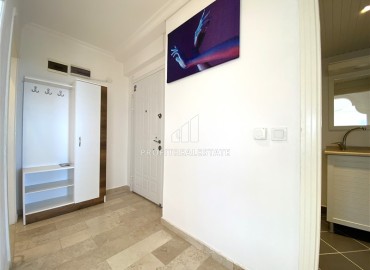 Elegant furnished apartment 2+1, 90 m², with sea views and glazed balconies, Tosmur, Alanya ID-16243 фото-9