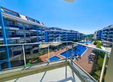 Bright one bedroom apartment 60 m², 300 meters from the sea, in a modern residence with facilities, Kestel, Alanya ID-16251 фото-11