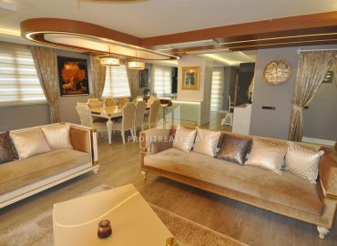 Luxury Furnished Three Bedroom Penthouse Sea View for Turkish Passport Oba Alanya ID-16256 фото-3