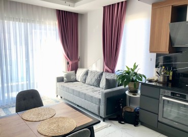 Stylish ergonomic apartment 1+1, 47m², furnished, in a modern residence with facilities, Oba, Alanya ID-16257 фото-2