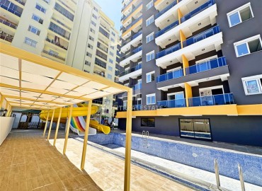 Новая трехкомнатная квартира, 72м², в комплексе премиум класса в 200м от моря в Махмутларе, Алания ID-16271 фото-17