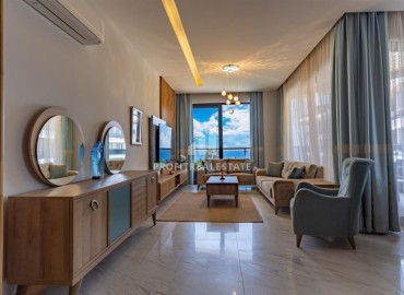 Luxurious apartment with sea views and designer interiors, in a premium residence, Kargicak, Alanya ID-16279 фото-3