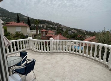 Furnished villa with two bedrooms, jacuzzi and views of the Mediterranean Sea, Tepe, Alanya ID-16281 фото-12