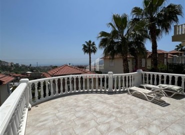 Furnished villa overlooking the Mediterranean Sea, with three bedrooms and a jacuzzi, Tepe, Alanya ID-16283 фото-13