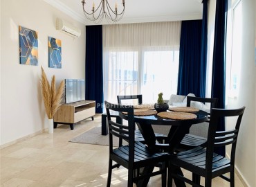 Furnished duplex apartment 2+1, 137m², in a townhouse of the famous residence - Gold City, Kargicak, Alanya ID-16284 фото-3