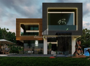 Elite two-storey villas 4 + 1, 300m², under construction in the central mountainous region of Alanya - Tepe. ID-13318 фото-6
