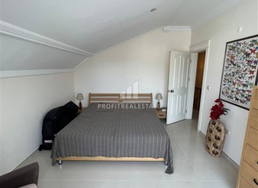Меблированный пентхаус с тремя спальнями и джакузи, для ВНЖ, с видом на море, в 300 метрах от пляжа, в центре Аланьи ID-16290 фото-11