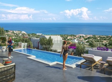Студии и апартаменты с личными бассейнами в рассрочку от застройщика, в 400 метрах от моря, Каялар, Кирения, Северный Кипр ID-16306 фото-9