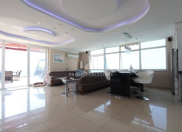 Luxury furnished duplex 3+1, 270 m², with a swimming pool on the terrace, in the area of Alanya - Cikcilli ID-16312 фото-3