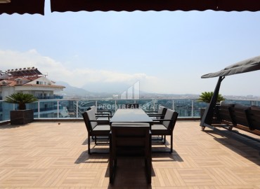 Luxury furnished duplex 3+1, 270 m², with a swimming pool on the terrace, in the area of Alanya - Cikcilli ID-16312 фото-17